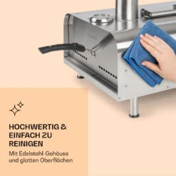 Diavolo Pizza-Pelletofen Inkl. Pizzastein Thermometer Edelstahl -Warmekuche Pro Geschaft 10034709 de 0005 logo