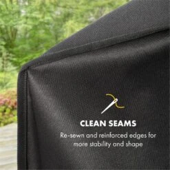Tomahawk Wetterschutzhaube 600D Canvas 30/70% PE/PVC Schwarz -Warmekuche Pro Geschaft 10034713 yy 0004 logo Klarstein Tomahawk Wetterschutzhaube 140cm