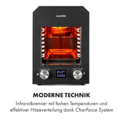 Hannibal Hochtemperaturgrill Indoor 2.200W 850°C Edelstahl Schwarz -Warmekuche Pro Geschaft 10034804 de 0003 logo