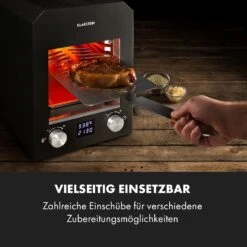 Hannibal Hochtemperaturgrill Indoor 2.200W 850°C Edelstahl Schwarz -Warmekuche Pro Geschaft 10034804 de 0006 logo