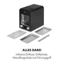 Hannibal Hochtemperaturgrill Indoor 2.200W 850°C Edelstahl Schwarz -Warmekuche Pro Geschaft 10034804 de 0008 logo