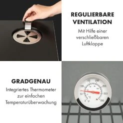 Pasadena Gas-Räuchergrill 2,5 KW Heizleistung 180 °C / 350 °F Max. -Warmekuche Pro Geschaft 10034818 de 0006 logo