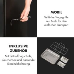 Pasadena Gas-Räuchergrill 2,5 KW Heizleistung 180 °C / 350 °F Max. -Warmekuche Pro Geschaft 10034818 de 0009 logo