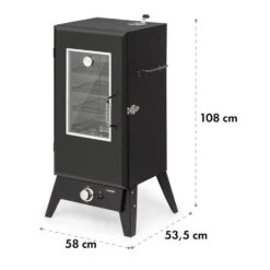 Pasadena Gas-Räuchergrill 2,5 KW Heizleistung 180 °C / 350 °F Max. -Warmekuche Pro Geschaft 10034818 yy 0010 logo Klarstein Pasadena Gas Raeuchergrill Large