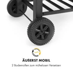 Meat Machine Holzkohlegrill BBQ 45x32,5cm Thermometer Bodenrollen -Warmekuche Pro Geschaft 10034819 de 0007 logo