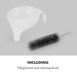 Sweet Sundae Eiscrememaschine Kompressor 1,5l Edelstahl Schwarz -Warmekuche Pro Geschaft 10034911 uk 0009 logo Klarstein Sahnehaeubchen Eiscrememaschine schwarz