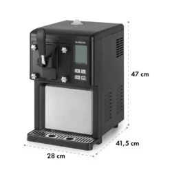 Sweet Sundae Eiscrememaschine Kompressor 1,5l Edelstahl Schwarz -Warmekuche Pro Geschaft 10034911 yy 0010 logo Klarstein Sahnehaeubchen Eiscrememaschine schwarz