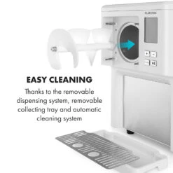 Sweet Sundae Eiscrememaschine Kompressor 1,5l Edelstahl Weiß -Warmekuche Pro Geschaft 10034912 uk 0008 logo Klarstein Sahnehaeubchen Eiscrememaschine weiss