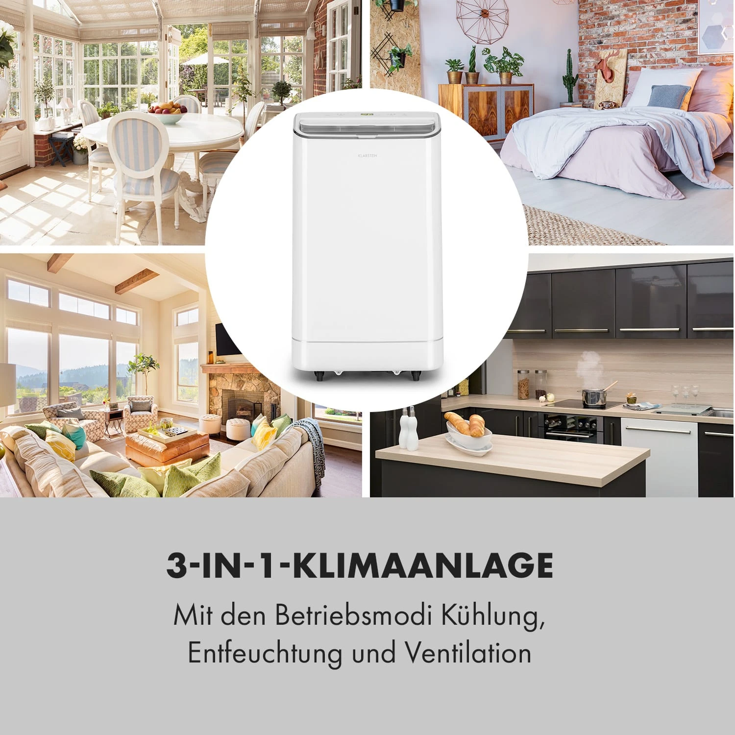 Iceblock Klimaanlage 3-in-1 12.000 BTU/3,5 KW 400 M³/h Max. 6 Iceblock Klimaanlage 3-in-1 12.000 BTU/3,5 KW 400 M³/h Max. – Bild 6