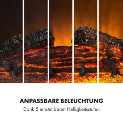 Etna Pozzolana Elektrokamin 1800W Wochentimer Fernbedienung -Warmekuche Pro Geschaft 10035041 de 0007 logo