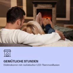 Etna Elektrokamin 1800W Wochentimer Fernbedienung LED -Warmekuche Pro Geschaft 10035043 de 0004 logo