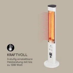 Heat Guru Plus Outdoor Heizstrahler 1200W 3 Heizstufen Fernbedienung -Warmekuche Pro Geschaft 10035096 de 0007 logo