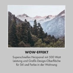 Wonderwall Air Art Smart Infrarotheizung 80x60cm 500W Wandmontage Berg -Warmekuche Pro Geschaft 10035121 de 0005 logo