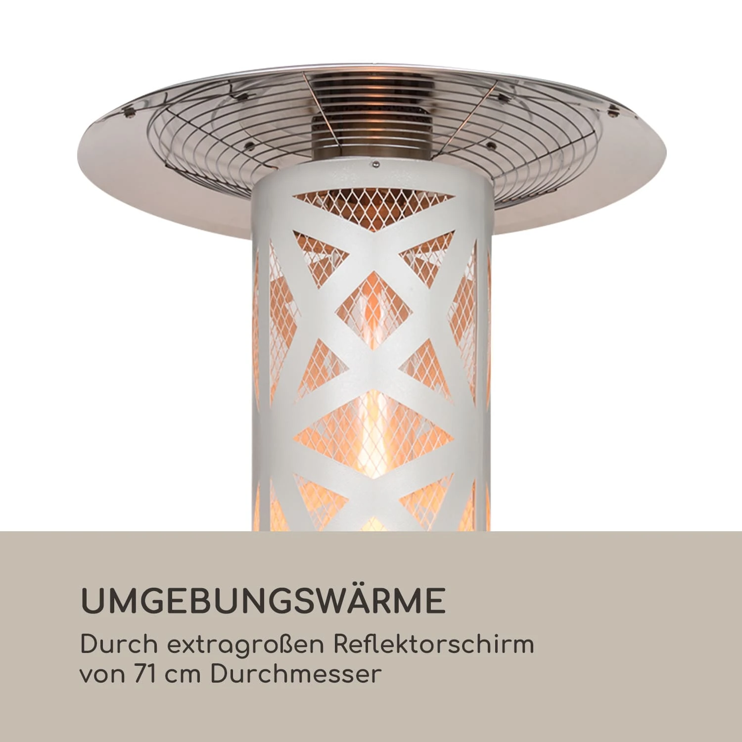 Goldflame Style Terrassenheizstrahler 11,2 KW 360°-Blick Mobil 8 Goldflame Style Terrassenheizstrahler 11,2 KW 360°-Blick Mobil – Bild 8