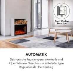 Mauna Loa Elektrokamin 2000 W LED-Flammen Fernbedienung Holzregal -Warmekuche Pro Geschaft 10035167 de 0003 logo