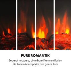 Mauna Loa Elektrokamin 2000 W LED-Flammen Fernbedienung Holzregal -Warmekuche Pro Geschaft 10035167 de 0007 logo