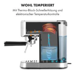 Futura Espressomaker 20 Bar 1450 Watt 20 Bar Wassertank: 1,25 Liter Rostfreier Edelstahl -Warmekuche Pro Geschaft 10035183 de 0003 logo