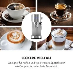 Futura Espressomaker 20 Bar 1450 Watt 20 Bar Wassertank: 1,25 Liter Rostfreier Edelstahl -Warmekuche Pro Geschaft 10035183 de 0005 logo