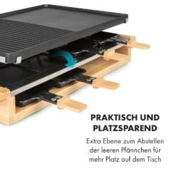 Tournedo Raclette 1200W Aluminiumguss 8 Personen Holz-Dekor -Warmekuche Pro Geschaft 10035219 de 0005 logo