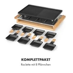 Tournedo Raclette 1200W Aluminiumguss 8 Personen Holz-Dekor -Warmekuche Pro Geschaft 10035219 de 0008 logo