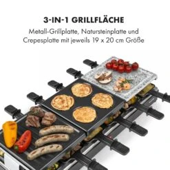 Fonduelette XL 3-in-1 Raclettegrill Fondue Naturstein 1650W 12 Pers 11 Fonduelette XL 3-in-1 Raclettegrill Fondue Naturstein 1650W 12 Pers -Warmekuche Pro Geschaft 10035220 de 0003 logo