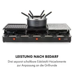 Fonduelette XL 3-in-1 Raclettegrill Fondue Naturstein 1650W 12 Pers 14 Fonduelette XL 3-in-1 Raclettegrill Fondue Naturstein 1650W 12 Pers -Warmekuche Pro Geschaft 10035220 de 0006 logo