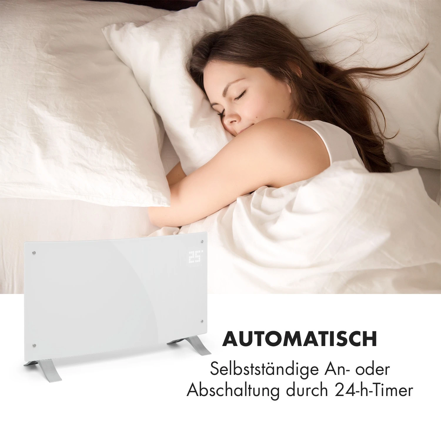 Bornholm Curved Smart Konvektionsheizgerät 2000 W App-Steuerung Timer 4 Bornholm Curved Smart Konvektionsheizgerät 2000 W App-Steuerung Timer – Bild 4