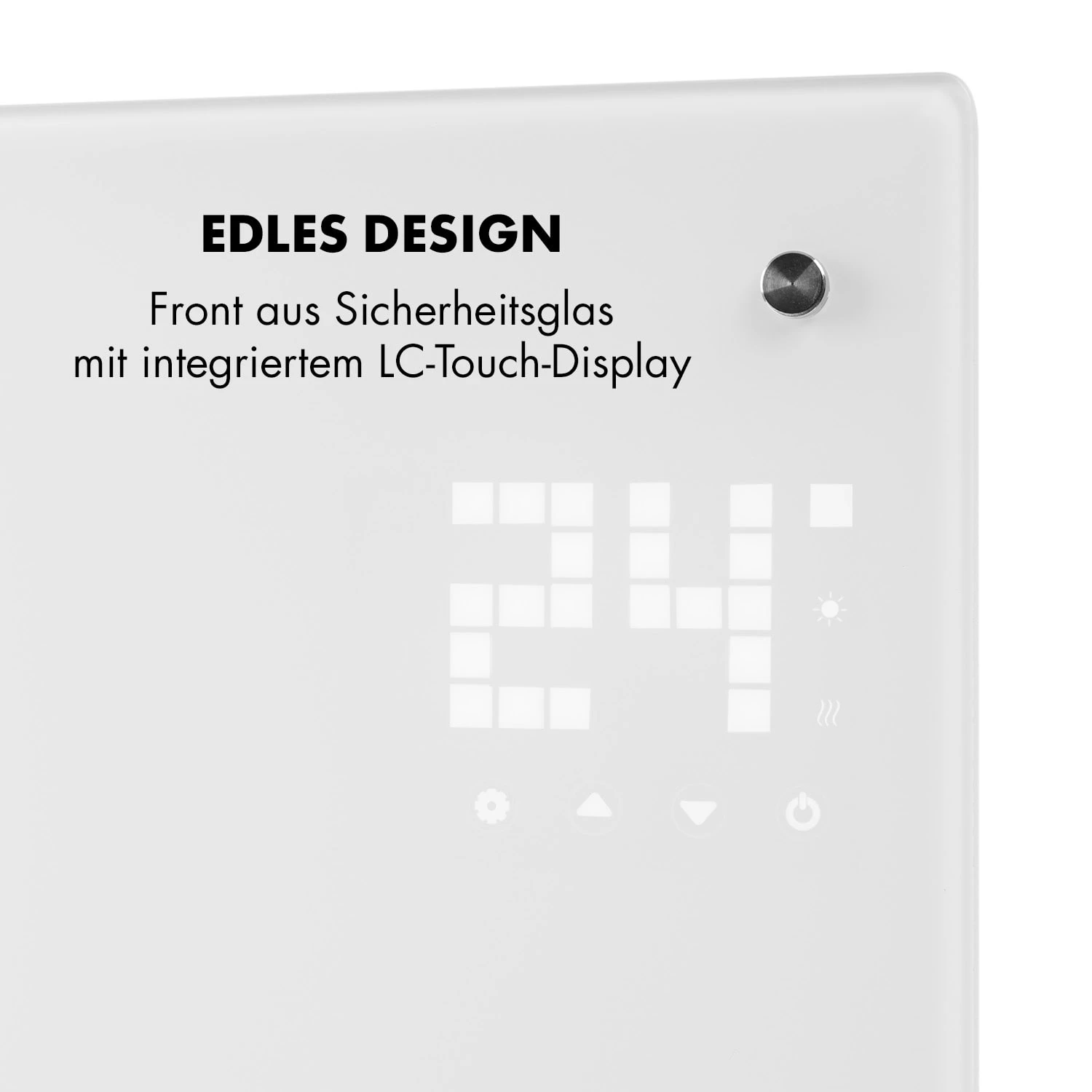 Bornholm Curved Smart Konvektionsheizgerät 2000 W App-Steuerung Timer 5 Bornholm Curved Smart Konvektionsheizgerät 2000 W App-Steuerung Timer – Bild 5