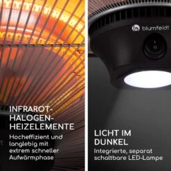 Heat Hexa Infrarot-Heizstrahler 800/1200/2000W Halogen IP34 LED 15 Heat Hexa Infrarot-Heizstrahler 800/1200/2000W Halogen IP34 LED -Warmekuche Pro Geschaft 10035286 de 0006 logo
