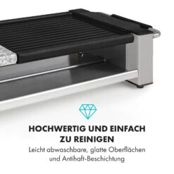 Bistecca Raclette 1200W Metall / Stein 8 Personen Kontroll-LED 10 Bistecca Raclette 1200W Metall / Stein 8 Personen Kontroll-LED -Warmekuche Pro Geschaft 10035293 de 0003 logo