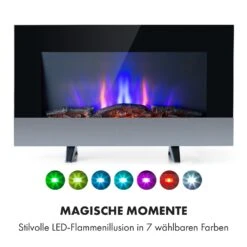 Basel Baseline Elektrokamin 2000 Watt 2 Heizstufen 7 Farben Glas -Warmekuche Pro Geschaft 10035296 de 0005 logo