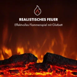 Alpbach Elektrischer Kamin 1800W 2 Heizstufen 65 Cm Stein-Optik -Warmekuche Pro Geschaft 10035314 de 0007 logo