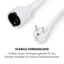 Midnight Sun Decken-Infrarotheizung 6 Meter Verlängerungskabel -Warmekuche Pro Geschaft 10035359 de 0003 logo