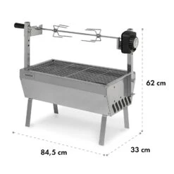 Sauenland Mini Rotisserie-Grill Drehspieß 4W 12kg Max. Edelstahl -Warmekuche Pro Geschaft 10035371 yy 0007 dimensions