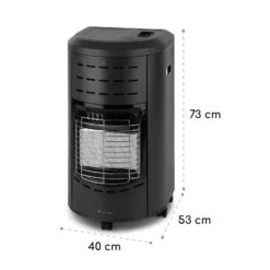 Andora Gasheizofen Gasheizer 3 Heizstufen Bis 4,2kW -Warmekuche Pro Geschaft 10035405 yy 0008 logo blumfeldt Andora Gasheizofen schwarz