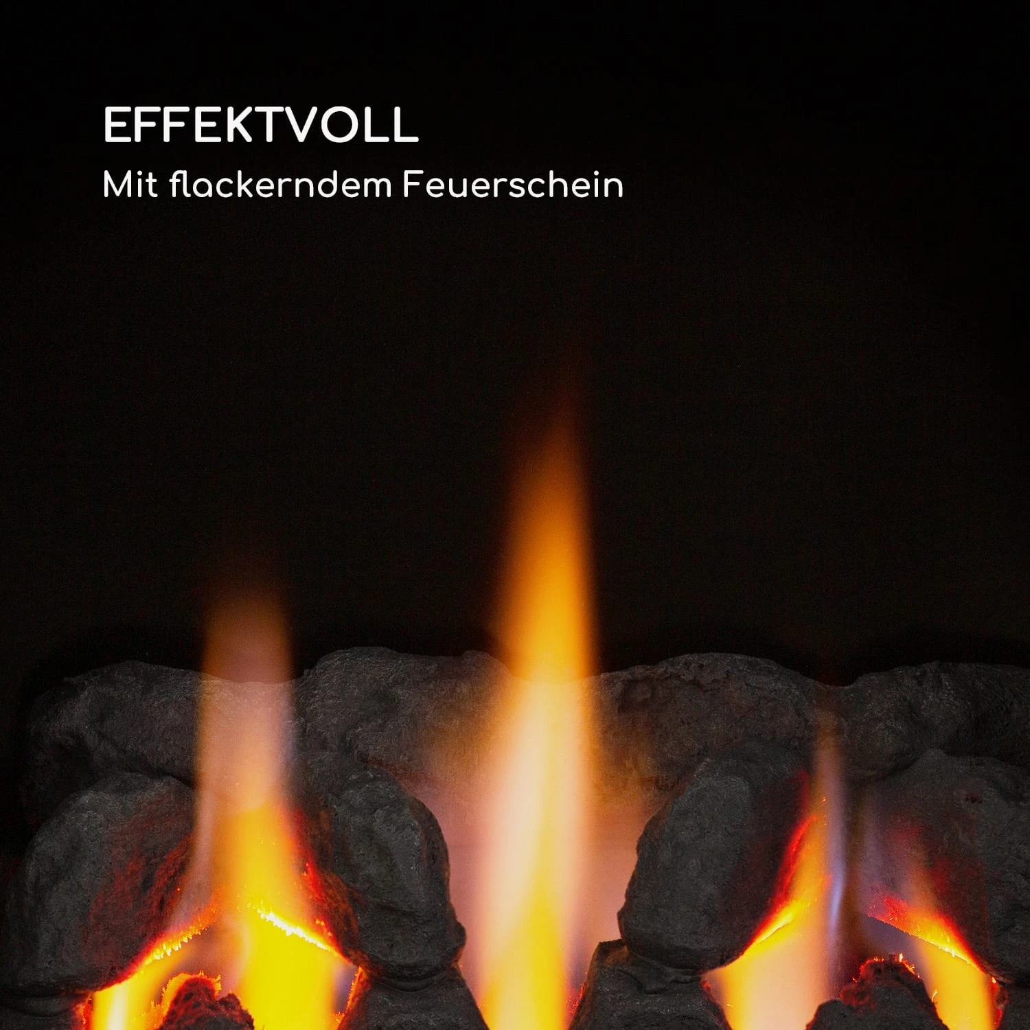 Andora Deluxe Gasheizofen Gasheizer Feuerschein Bis 3,4kW 3 Andora Deluxe Gasheizofen Gasheizer Feuerschein Bis 3,4kW – Bild 3