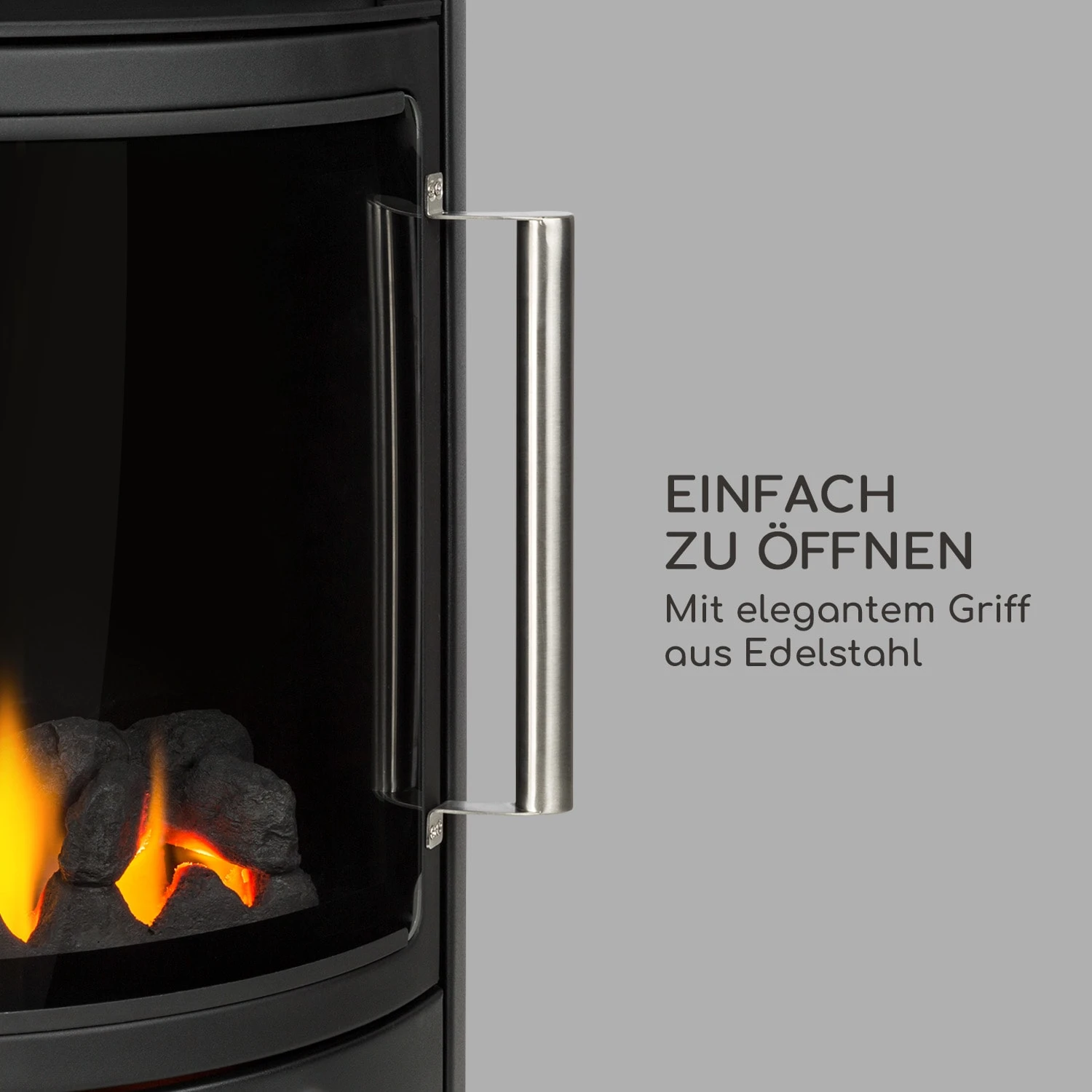 Andora Deluxe Gasheizofen Gasheizer Feuerschein Bis 3,4kW 6 Andora Deluxe Gasheizofen Gasheizer Feuerschein Bis 3,4kW – Bild 6