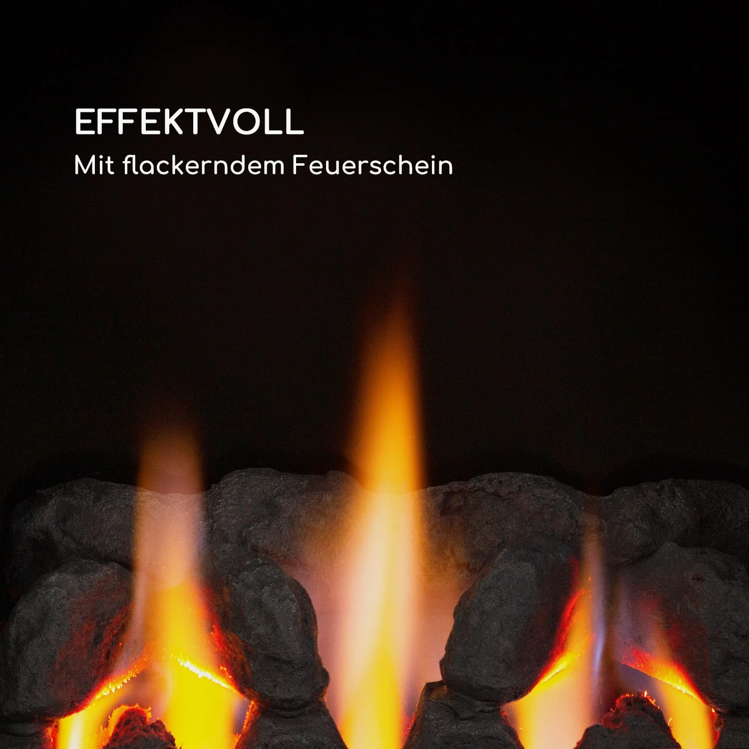 Andora Flame Gasheizofen Gasheizer Feuerschein Bis 3,4kW 3 Andora Flame Gasheizofen Gasheizer Feuerschein Bis 3,4kW – Bild 3