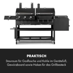 Kingsville Smoker Kombigrill Gas Kohle Smoker 13,5kW 3+1 Brenner 16 Kingsville Smoker Kombigrill Gas Kohle Smoker 13,5kW 3+1 Brenner -Warmekuche Pro Geschaft 10035409 de 0006 logo