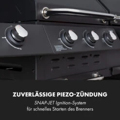 Kingsville Smoker Kombigrill Gas Kohle Smoker 13,5kW 3+1 Brenner 18 Kingsville Smoker Kombigrill Gas Kohle Smoker 13,5kW 3+1 Brenner -Warmekuche Pro Geschaft 10035409 de 0008 logo