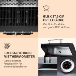 Valdosta 4.1 Gasgrill 4 X 2,8 KW + 2,5 KW Brenner Edelstahl Mobil -Warmekuche Pro Geschaft 10035415 de 0003 logo
