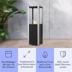 Phantasma Pinar Ethanol-Kamin Rauch- & Geruchlos Bio-Ethanol -Warmekuche Pro Geschaft 10035459 de 0003 usp