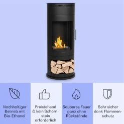 Phantasma Calor Ethanol-Kamin Rauch- & Geruchslos Sicherheitsglas -Warmekuche Pro Geschaft 10035461 de 0003 usp