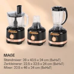 Luca Multifunktionsmixer 1000 W 3 L Stufenlose Geschwindigkeit 6 Modi -Warmekuche Pro Geschaft 10035487 de 0007 logo