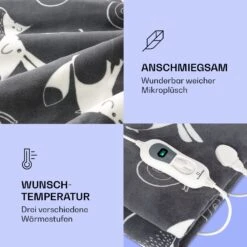 Dr. Watson XXL Heizdecke 3 Stufen Waschbar 200x180cm Coral Fleece -Warmekuche Pro Geschaft 10035503 de 0003 logo