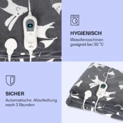 Dr. Watson XXL Heizdecke 3 Stufen Waschbar 200x180cm Coral Fleece -Warmekuche Pro Geschaft 10035503 de 0004 logo