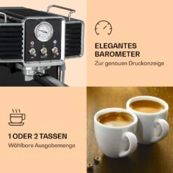 Gusto Classico Espressomaker 1350 Watt 20 Bar Druck 1,5 Liter -Warmekuche Pro Geschaft 10035564 de 0004 logo