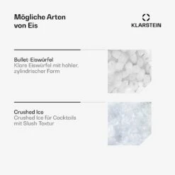 Icefestival Bullet Eiswürfelbereiter 400W 1,9l 20kg/24h -Warmekuche Pro Geschaft 10035578 de 0005 usp