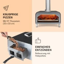 Diavolo Pizza-Pelletofen Inkl. Pizzastein Thermometer Edelstahl -Warmekuche Pro Geschaft 10035757 de 0003 logo