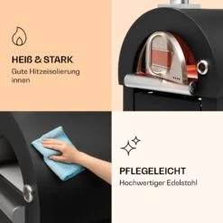 Diavolo Napoletana Pizzaofen Holzofen Rostfreier Edelstahl -Warmekuche Pro Geschaft 10035759 de 0004 logo